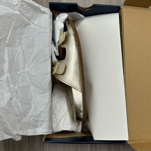 NWT Cole Haan Women’s Marisol Footbed Sandal, Gold, Size 9 - Picture 5 of 8